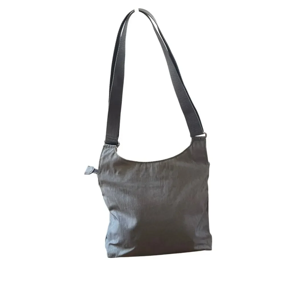 Baggallini Cross Body Bag Gray Sage Green Cheetah Light Slim Casual Travel